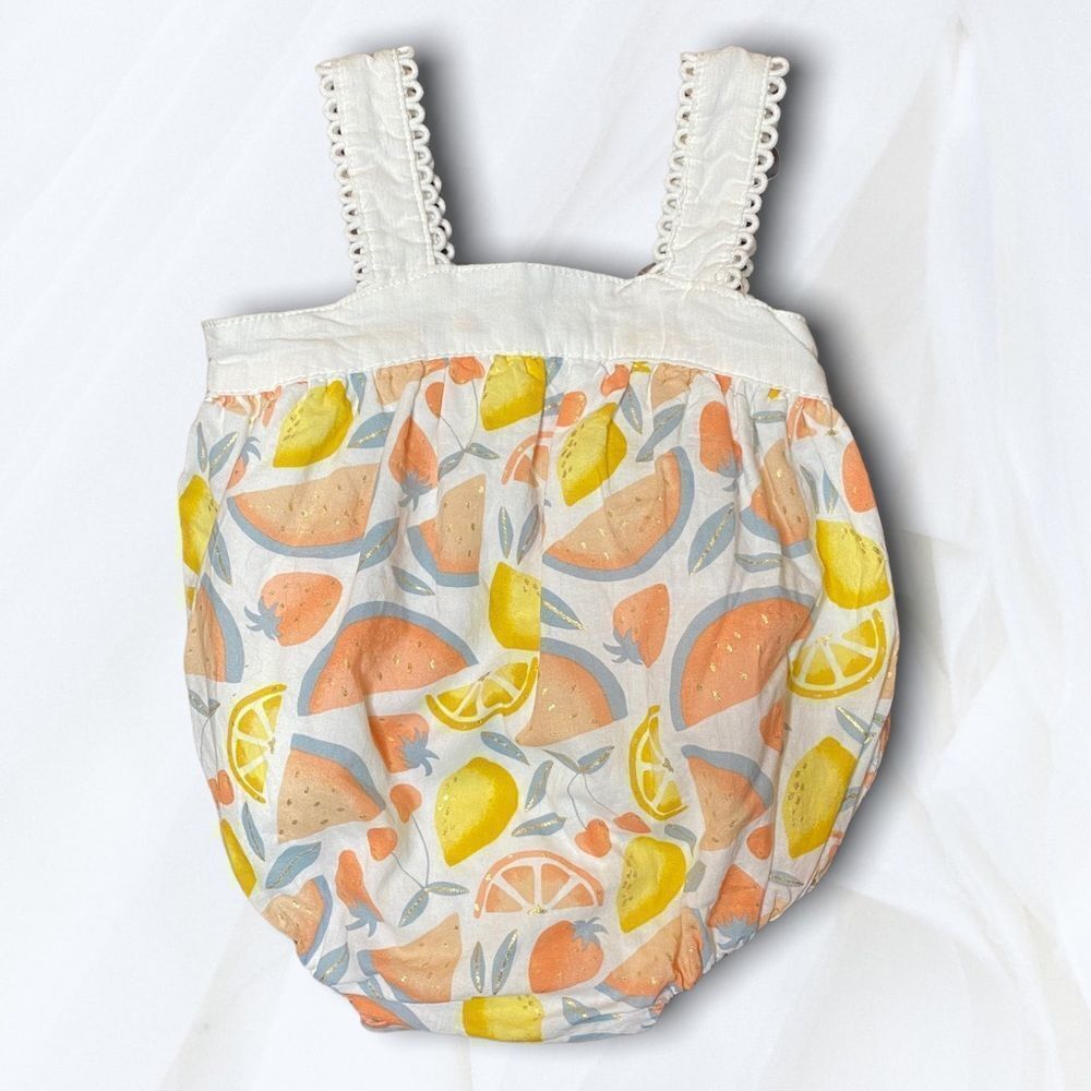 Dylan & Abby Baby (0-3M) Fruit Bubble Onesie
